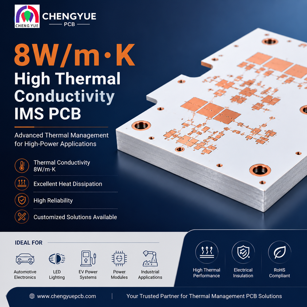 8W/m·K High Thermal Conductivity IMS & MCPCB Manufacturer in China